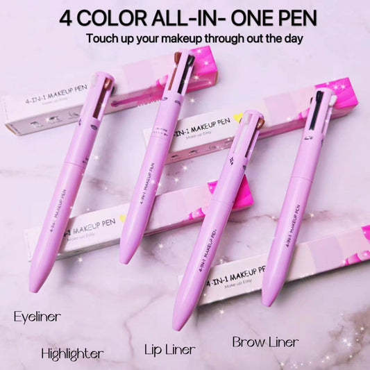 4 in 1 Makeup Pen - Waterproof & Long Lasting